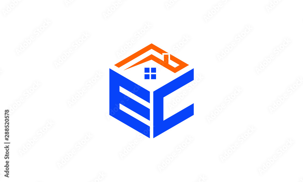 Abstract polygonal Letter Logo, hexagon letter logo, polygonal Letter with home Logo sing and Symbol, monogram logo, Home logo design, Real estate logo