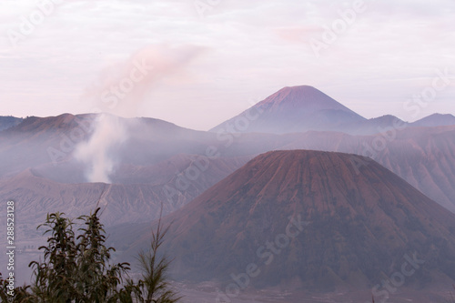 View of Bromo volcano in Java