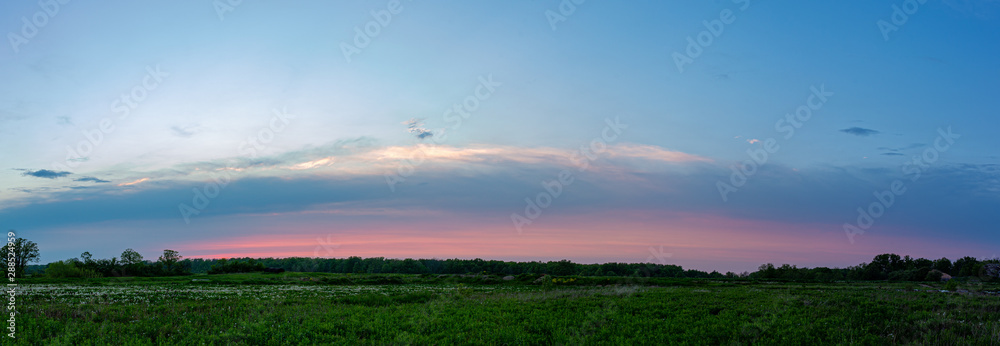 Sunset Panoramic Image