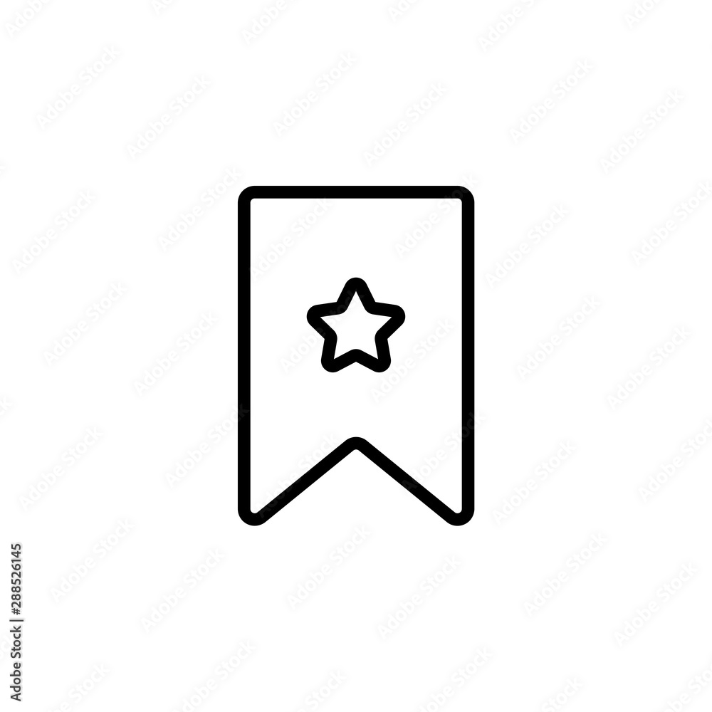 Flat Icon Vector Web Bookmark Ribbon Icon Flat Icon Vector Web Bookmark Ribbon Icon