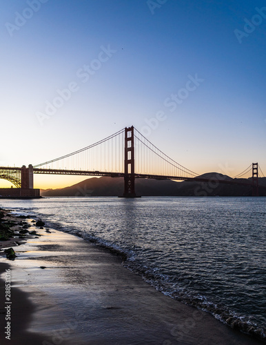 Golden Gate Bridge at Sunset © Hector