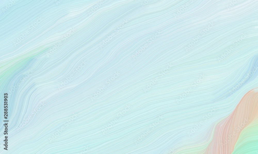 curved lines waves with pale turquoise, lavender and pastel gray colors. modern illustration can be used for canvas, poster, graphic or wallpaper
