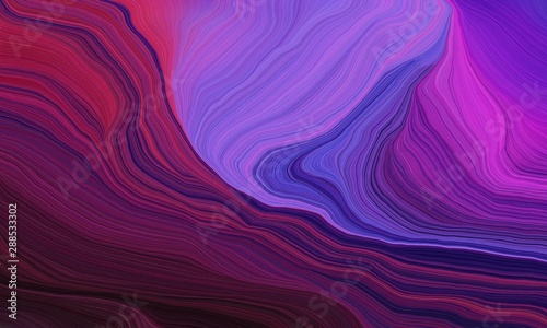 curved lines artwork with very dark magenta, moderate violet and very dark violet colors. abstract dynamic background and creative wallpaper art drawing