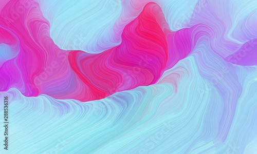 curved lines artwork with light blue, mulberry and light pastel purple colors. abstract dynamic wallpaper background and creative drawing design. illustration art