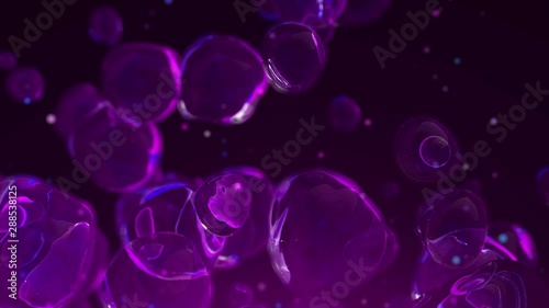 Bubbles Violet Neon