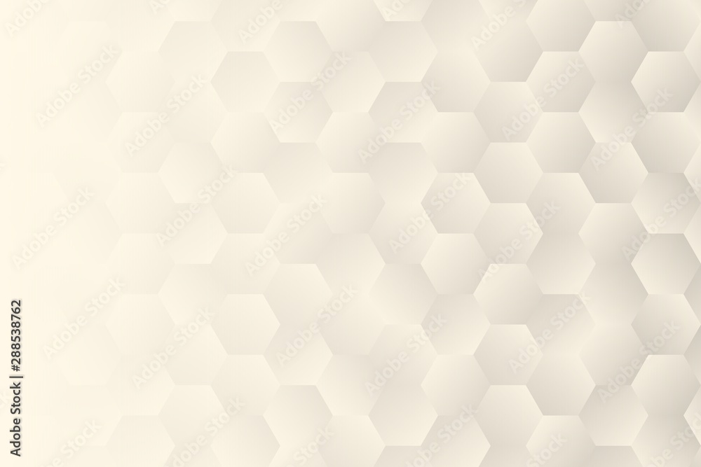 Fototapeta premium Random Light Gradient Hexagonal Tile Pattern (Gradient Left)