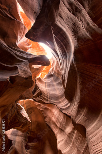 Light through Antelope Canyon