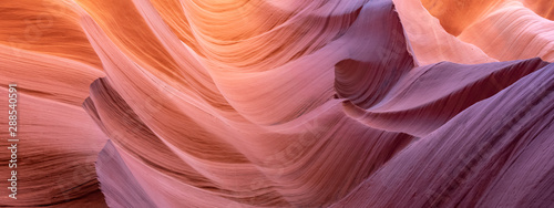 detail of sandstone wall in Antelope Slot Canyon
