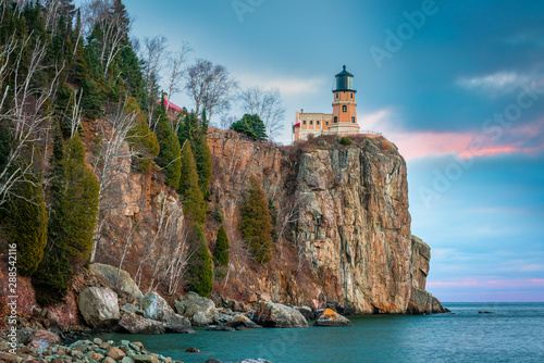 Split Rock Lighthouse on a beautiful day