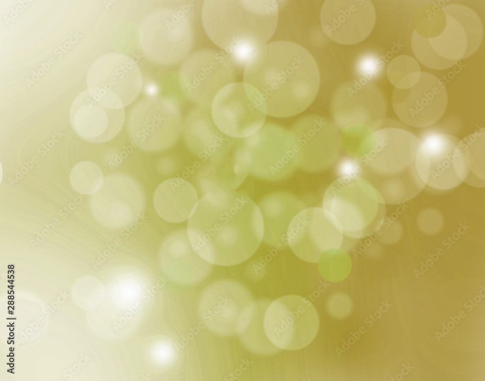 Obraz premium Golden bokeh defocused