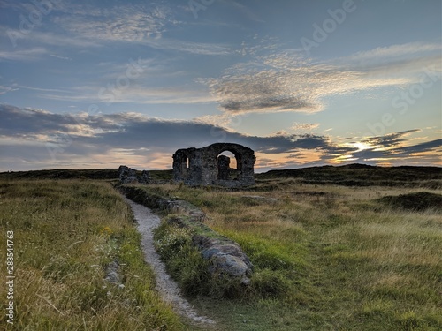 Monastery ruins Ynys Llanddwyn photo