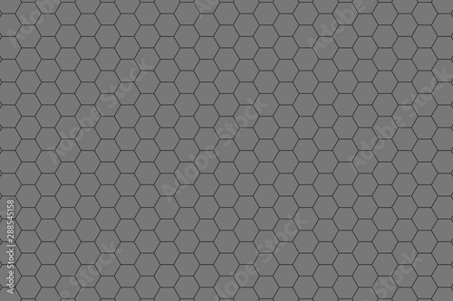 Dark Gray Hexagonal Tile Pattern (Large, Dark)