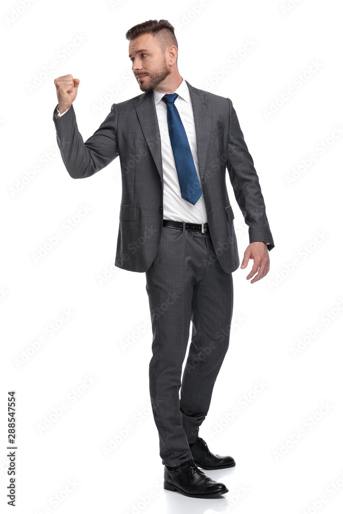 young business man threatens to fight young business man threatens to fight