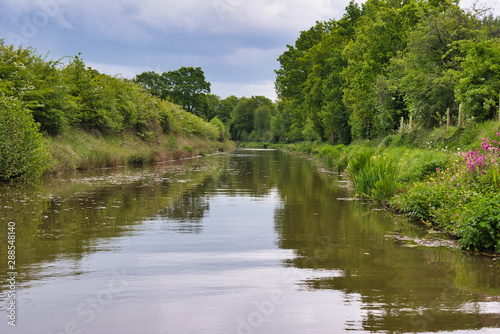 WScenic view of Wey and Arun Canal  Loxwood  West Sussex  England