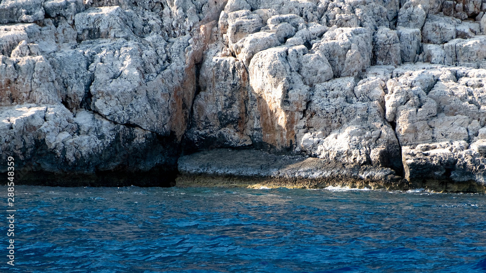 rocks in sea