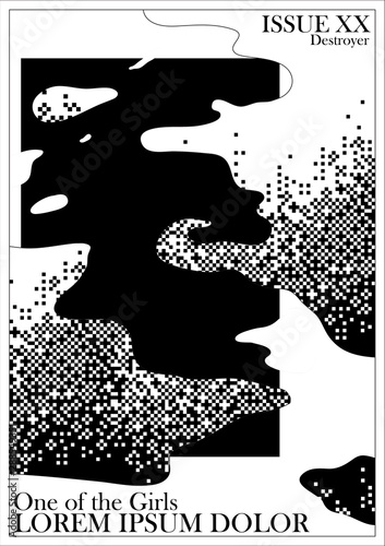 dither element nostalgic background A