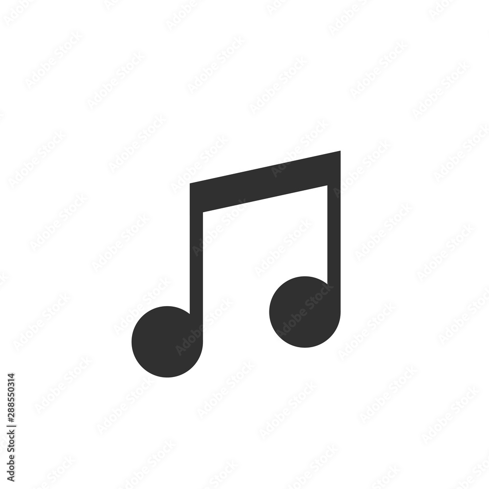 Music note vector icon Music note vector icon