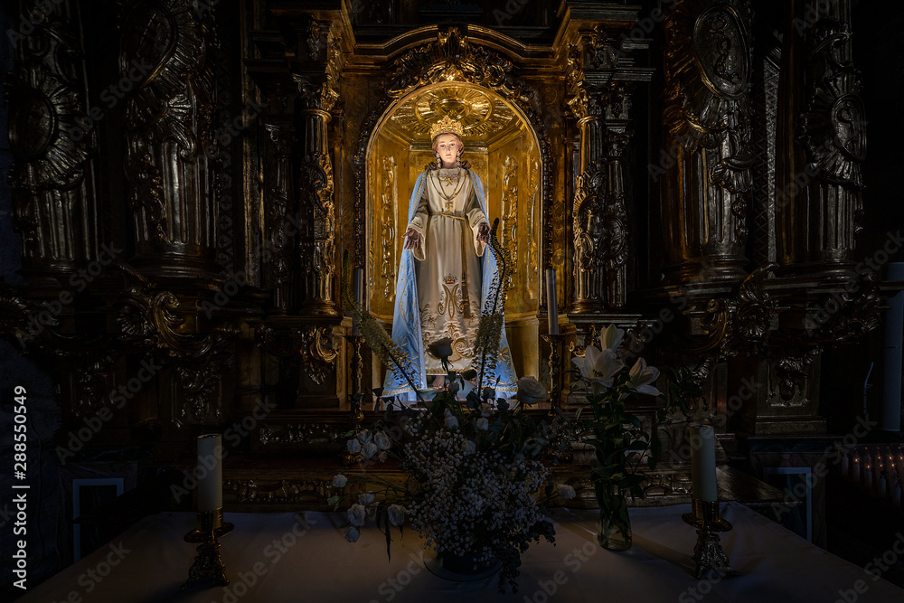 Holy Mary, Virgin at the Cathedral in Zamora, Spain