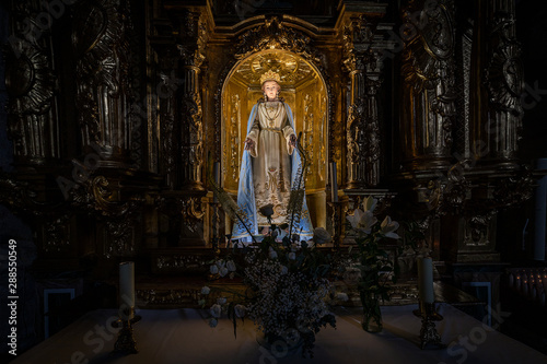 Holy Mary, Virgin at the Cathedral in Zamora, Spain