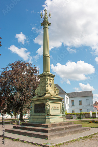 Memorial Column of the Liberation War (Gedenksäule Befreiungskriege 1813) Güstrow Mecklenburg Western Pomerania Germany