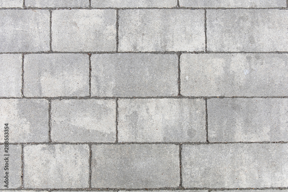 gray rectangular stone of modern paving slabs, background, texture gray rectangular stone of modern paving slabs, background, texture