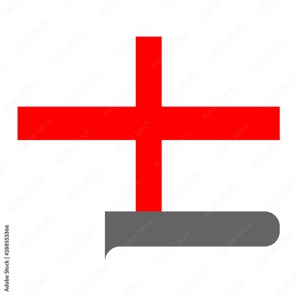 Flag horizontal shape, pointer for world map Flag horizontal shape, pointer for world map
