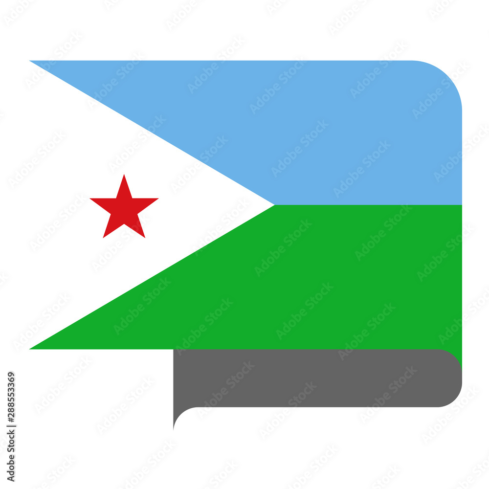 Flag horizontal shape, pointer for world map Flag horizontal shape, pointer for world map