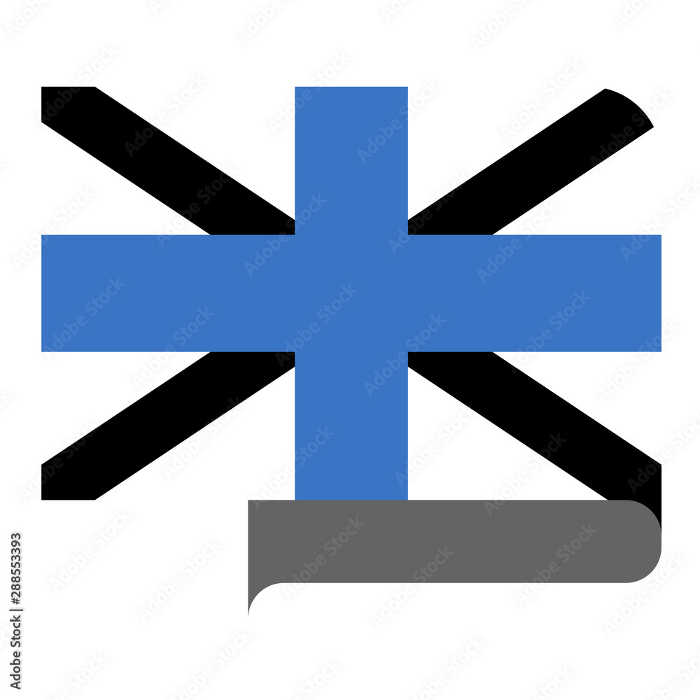 Flag horizontal shape, pointer for world map Flag horizontal shape, pointer for world map