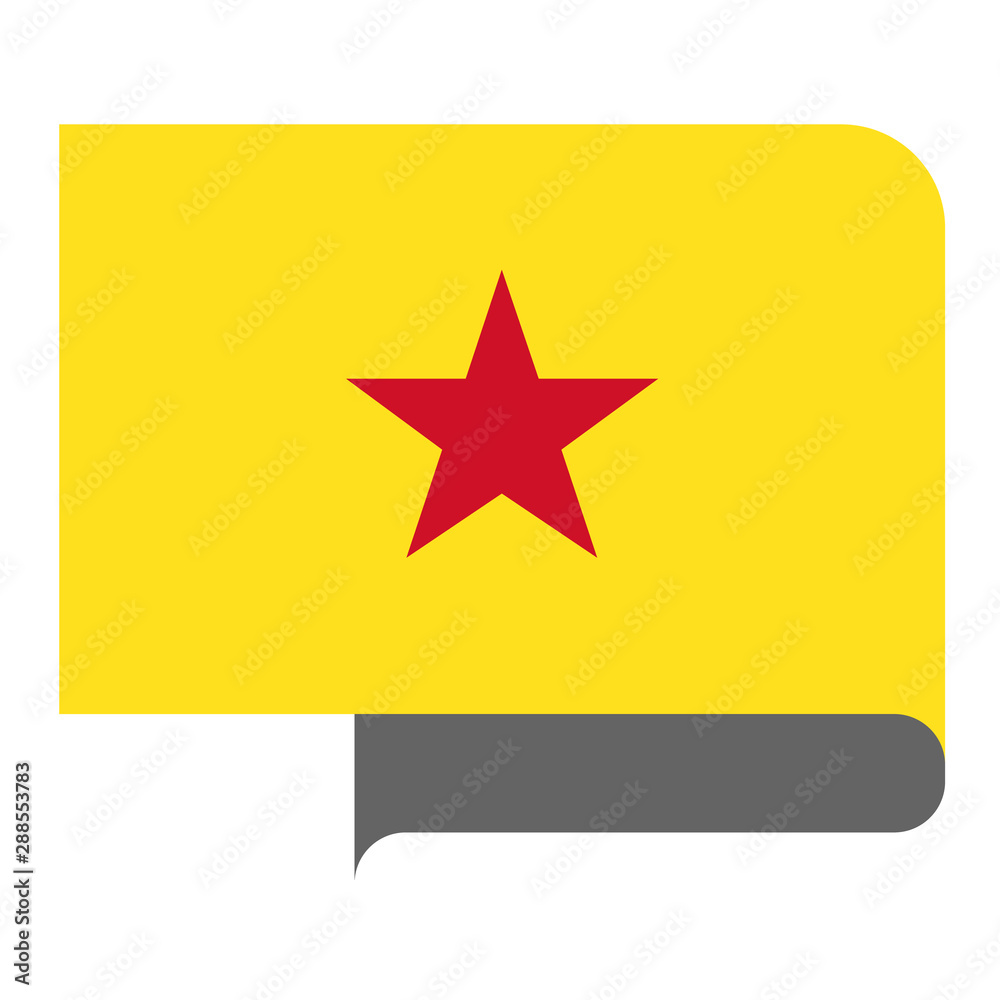 Flag horizontal shape, pointer for world map Flag horizontal shape, pointer for world map