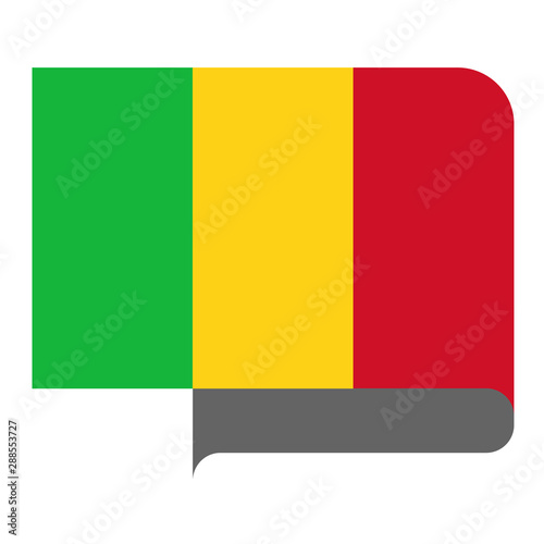 Flag horizontal shape, pointer for world map