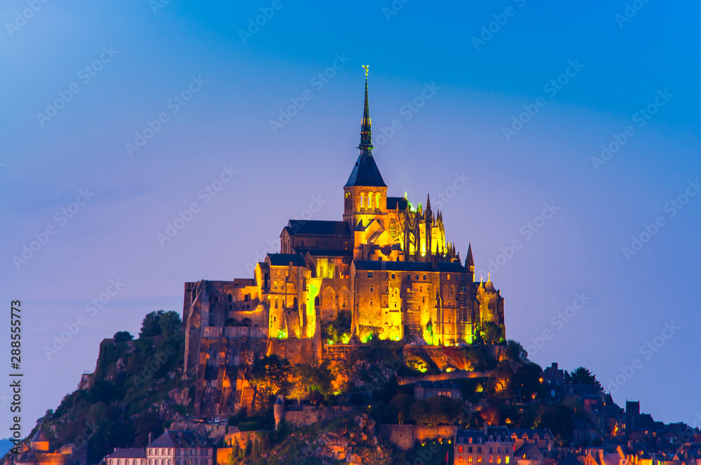 Saint Michel famous castle in France