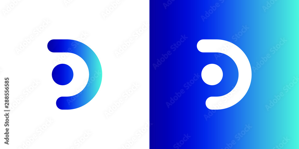 Letter D logo icon design template elements. letter d logotype design vector. Letter D logo icon design template elements. letter d logotype design vector.