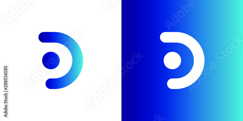 Letter D logo icon design template elements. letter d logotype design vector.