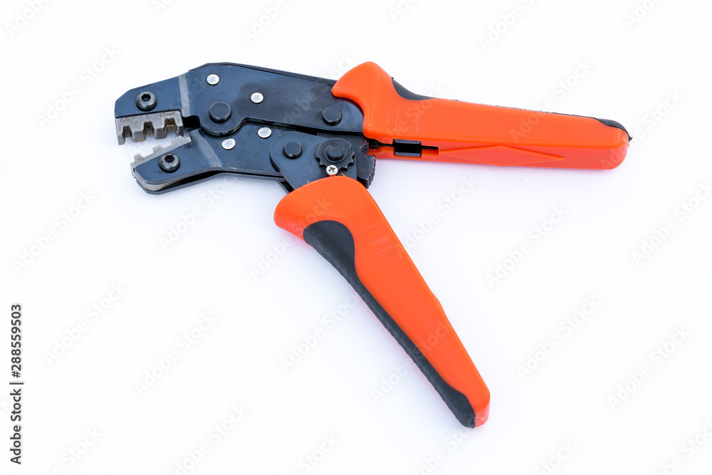 Fototapeta premium Tool for crimping electric wires