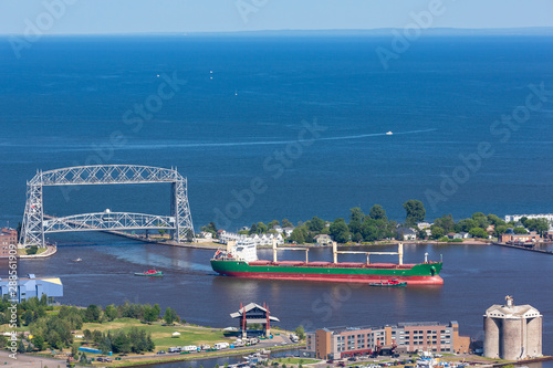 Lake Superior Ship and Lift Bridge