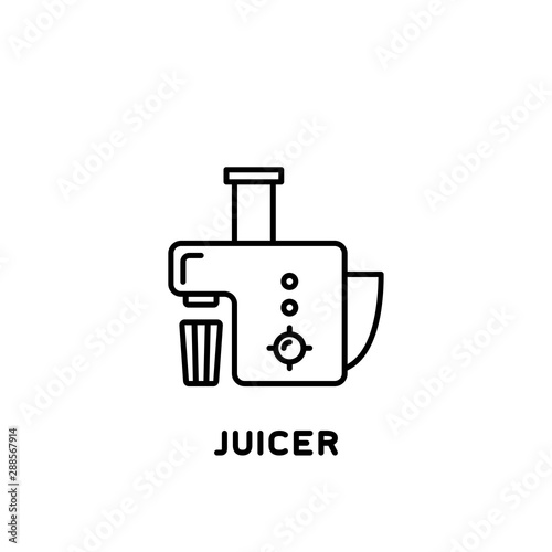 juicer icon in linear style