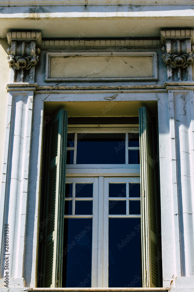traditional Greek window