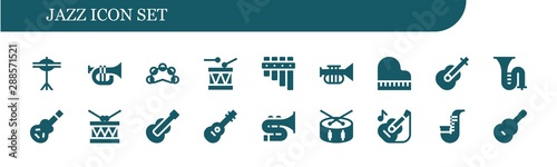jazz icon set