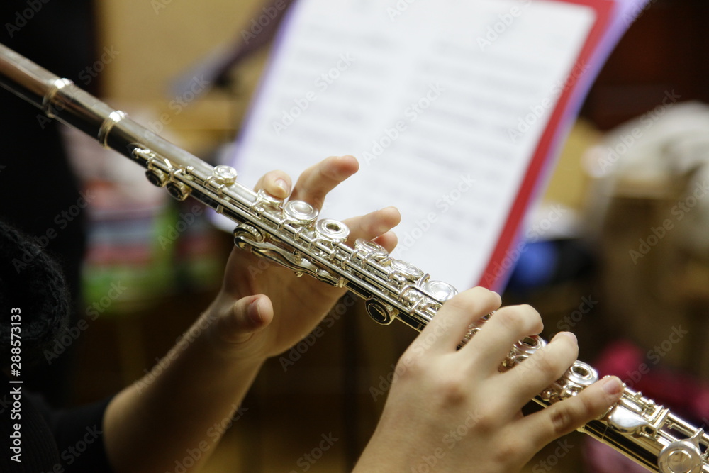 Fototapeta premium Flute player