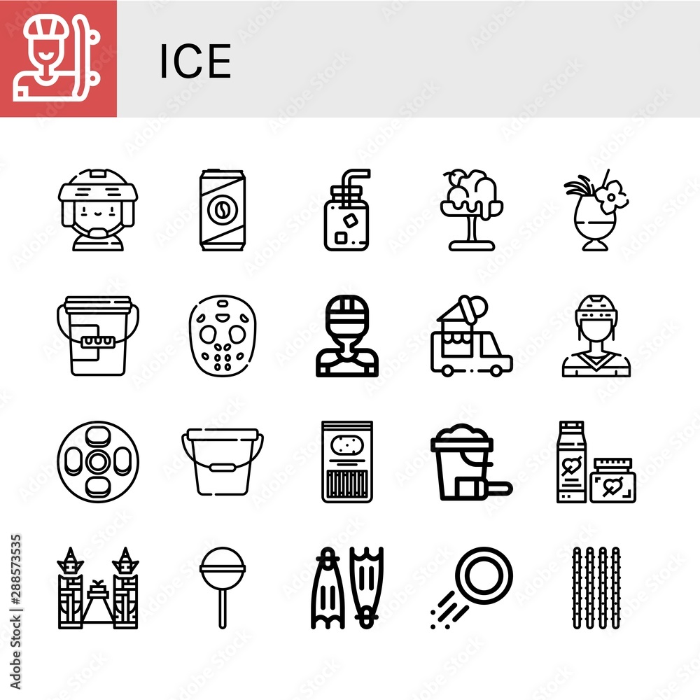 Set of ice icons such as Skater, Hockey player, Cold coffee, Cold water, Melt, Cocktail, Bucket, Hockey mask, Ice cream truck, Cheesecake, Sticks, Sand bucket, Cream, Ice of siam , Set of ice icons such as Skater, Hockey player, Cold coffee, Cold water, Melt, Cocktail, Bucket, Hockey mask, Ice cream truck, Cheesecake, Sticks, Sand bucket, Cream, Ice of siam ,