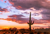 Sunset Desert Skies Over North Scottsdale AZ