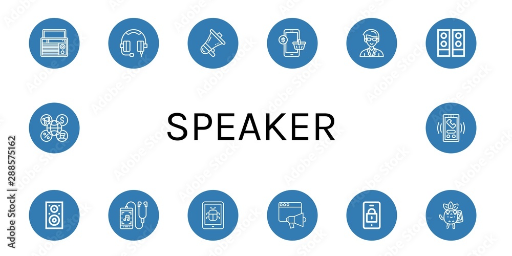 Set of speaker icons such as Radio, Headphone, Megaphone, Mobile, Teacher, Speakers, Speaker, Music player, Smartphone, Loudspeaker, Calling, Call , speaker Set of speaker icons such as Radio, Headphone, Megaphone, Mobile, Teacher, Speakers, Speaker, Music player, Smartphone, Loudspeaker, Calling, Call , speaker