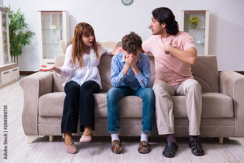 Family conflict with husband and wife and child Family conflict with husband and wife and child
