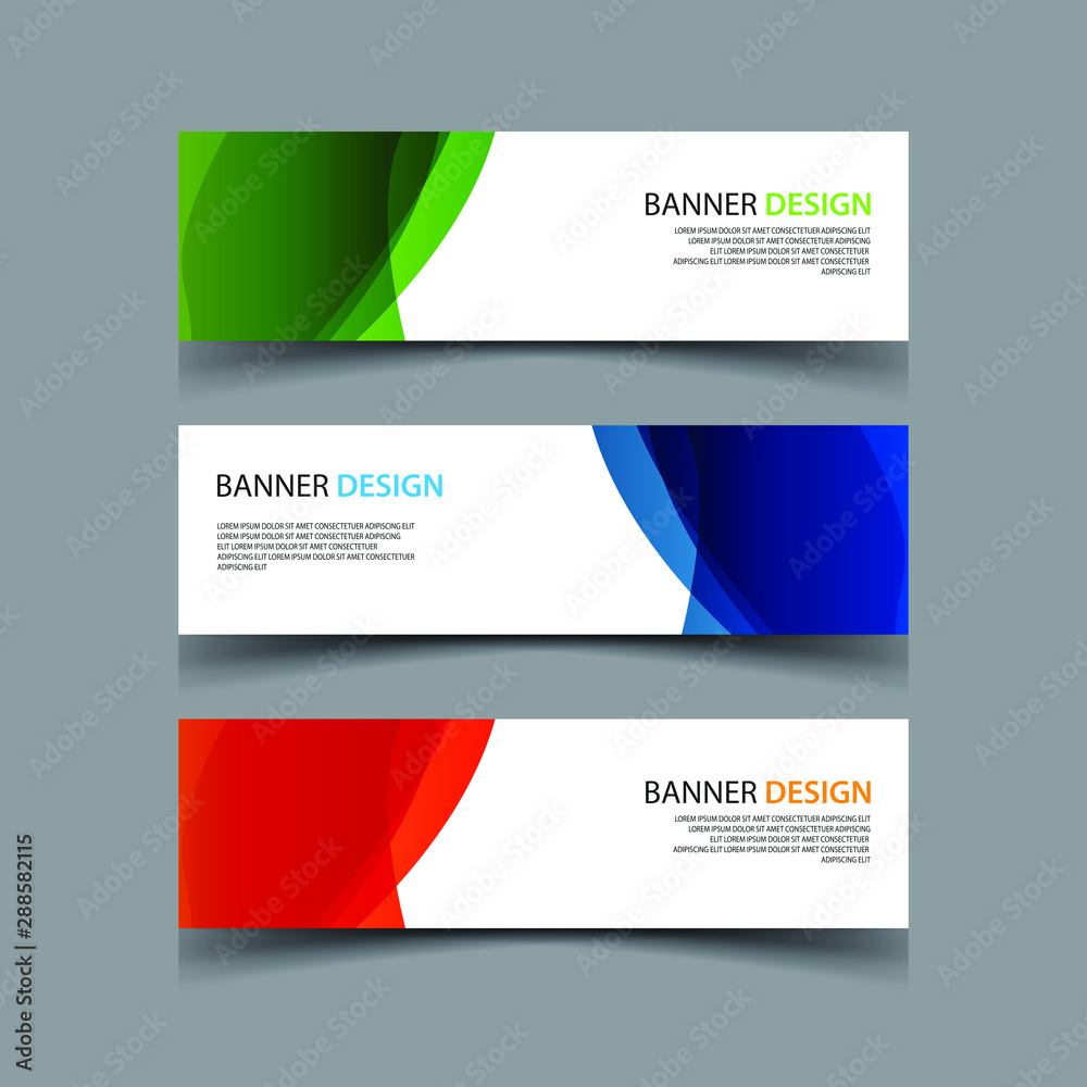 Obraz premium Vector Abstract design banner web template