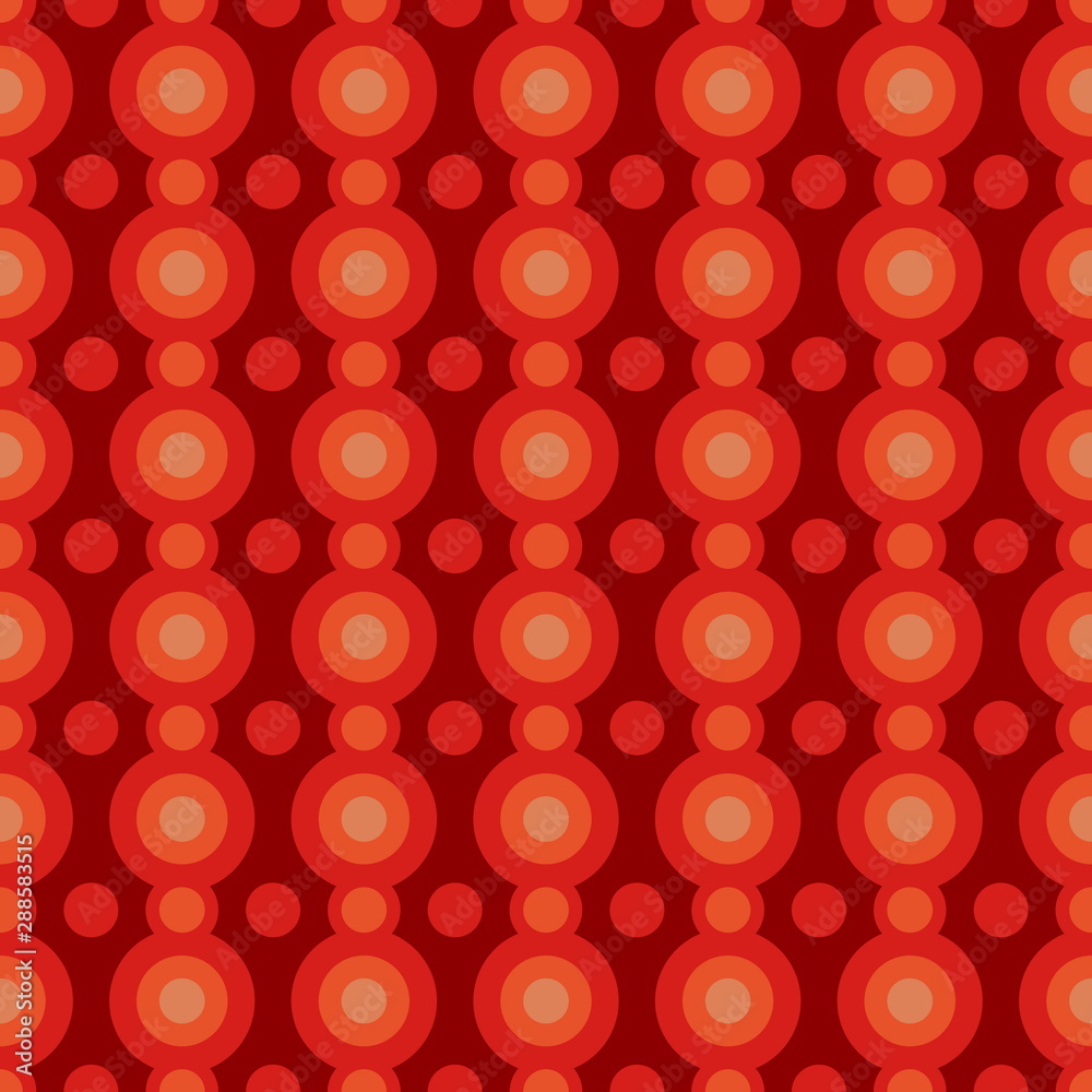 Abstract flat seamless pattern with dotted garlands. Timeless si Abstract flat seamless pattern with dotted garlands. Timeless si