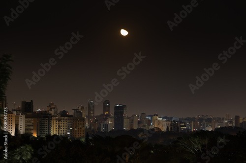 Sao Paulo skyline at night