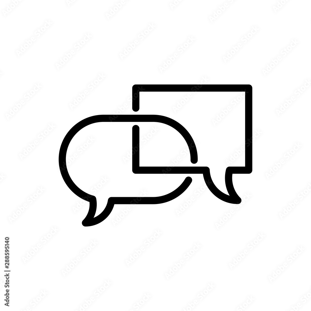 Fototapeta premium bubble speech icon