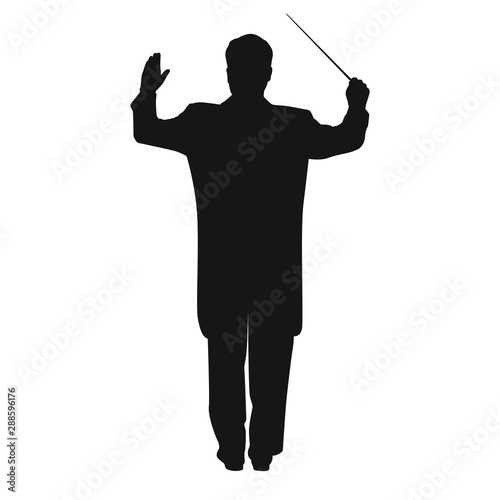 Music Conductor Silhouette photo