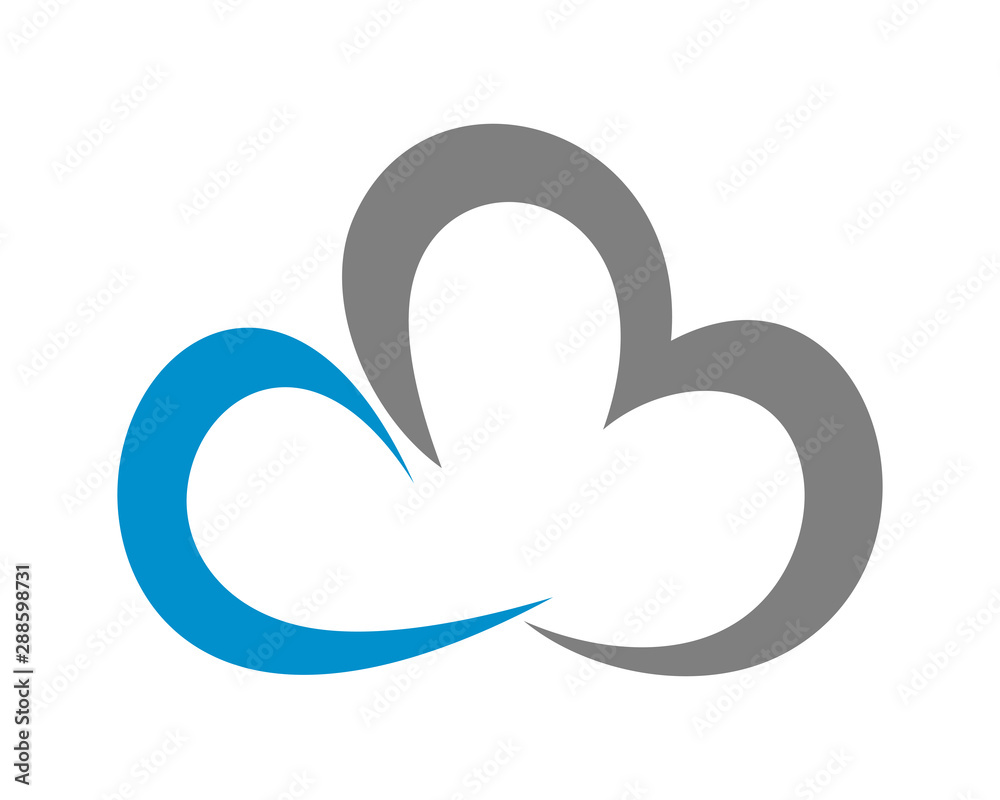 Obraz premium cloud cb cm 1 logo template