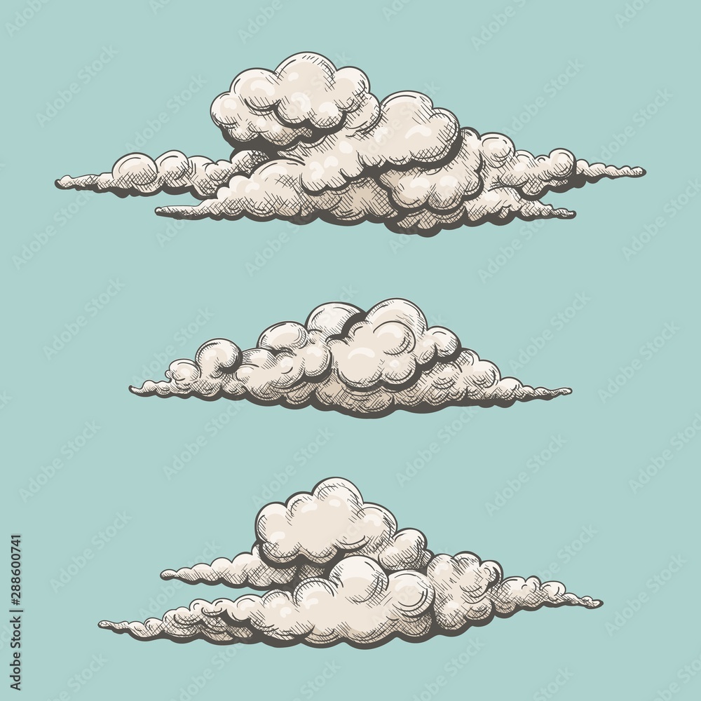 Color clouds old graphics